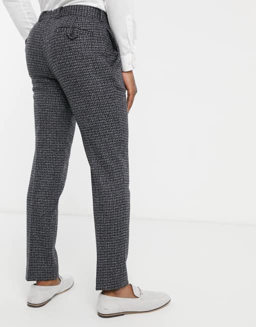 Asos tweed trousers shop
