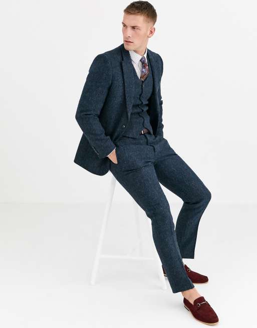 Asos harris shop tweed suit