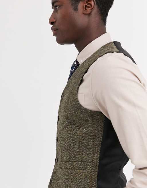 Tweed waistcoat clearance asos