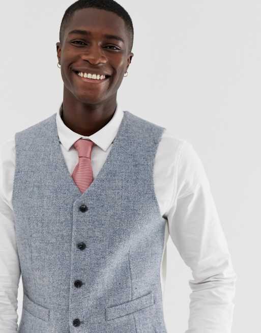 Grey tweed outlet waistcoat