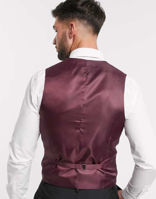 Asos waistcoat clearance mens