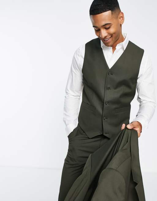 Khaki waistcoat clearance