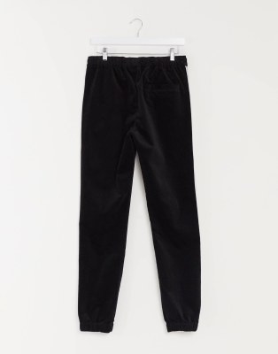 black velvet sweatpants