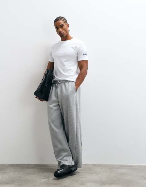 ASOS DESIGN slim t-shirt with sleeve graphic in white, 2 of 5
