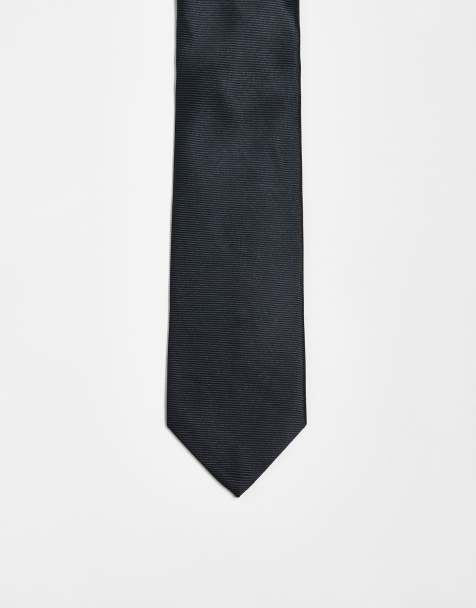 ASOS DESIGN slim tie in black - view 1