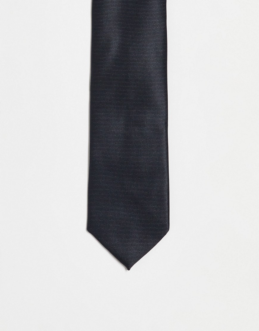 Asos Design Slim Tie In Black
