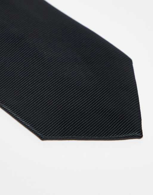 ASOS DESIGN slim tie in black