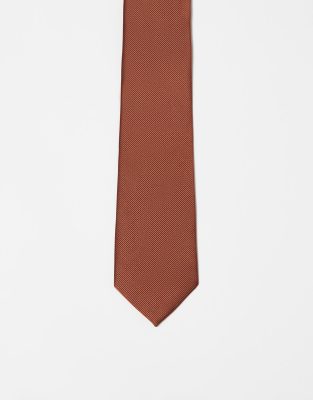 ASOS DESIGN ASOS DESIGN slim tie in brown