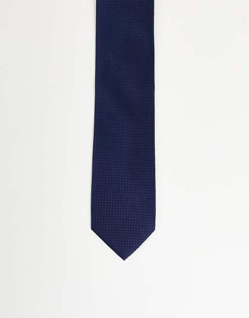 ASOS DESIGN slim tie in navy | ASOS