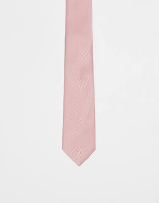 ASOS DESIGN ASOS DESIGN slim tie in pastel pink