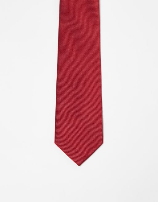 CerbeShops DESIGN slim tie in red