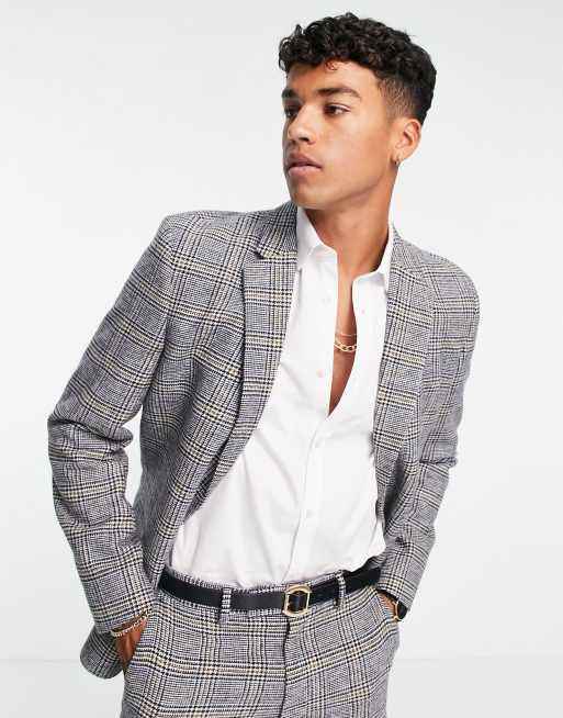 Asos on sale checked jacket