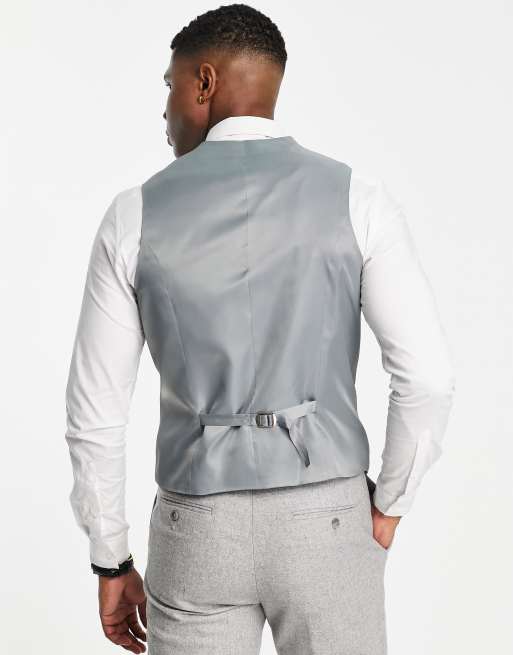 Asos on sale grey waistcoat