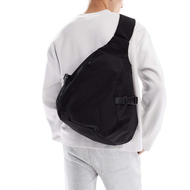 ASOS DESIGN sling backpack in black ASOS