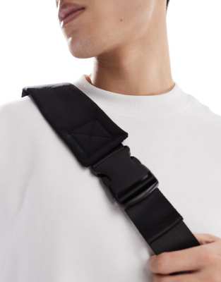 Asos Design Sling Backpack In Black