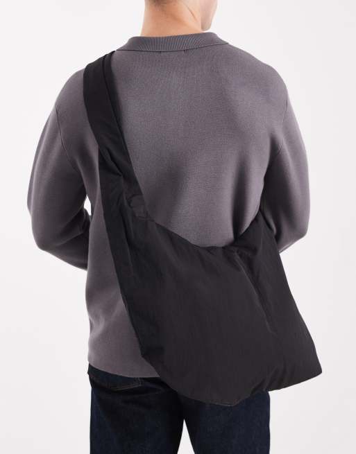 ASOS DESIGN sling bag in black, 3 of 4