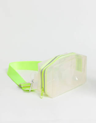 plastic sling bag