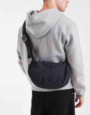 Asos Design Sling Crossbody Bag In Gray