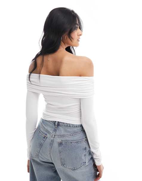 トップス andmary Sophie off shoulder tops White トップス andmary Sophie off shoulder tops White トップス