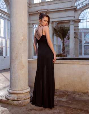 corset maxi dress