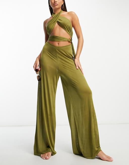 Slinky jumpsuit wide sales leg