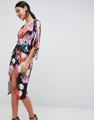 asos scarf print dress