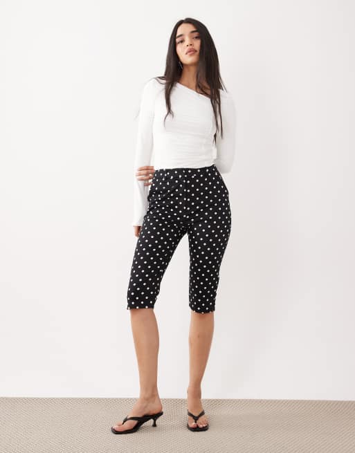 ASOS DESIGN slinky long sleeve asymmetric slash neck top with ruching side in cream, 4 of 4