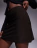 ASOS DESIGN mini skort in black