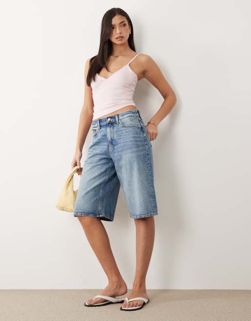 ASOS DESIGN slinky ruffle detail cami top in pink, 2 of 4