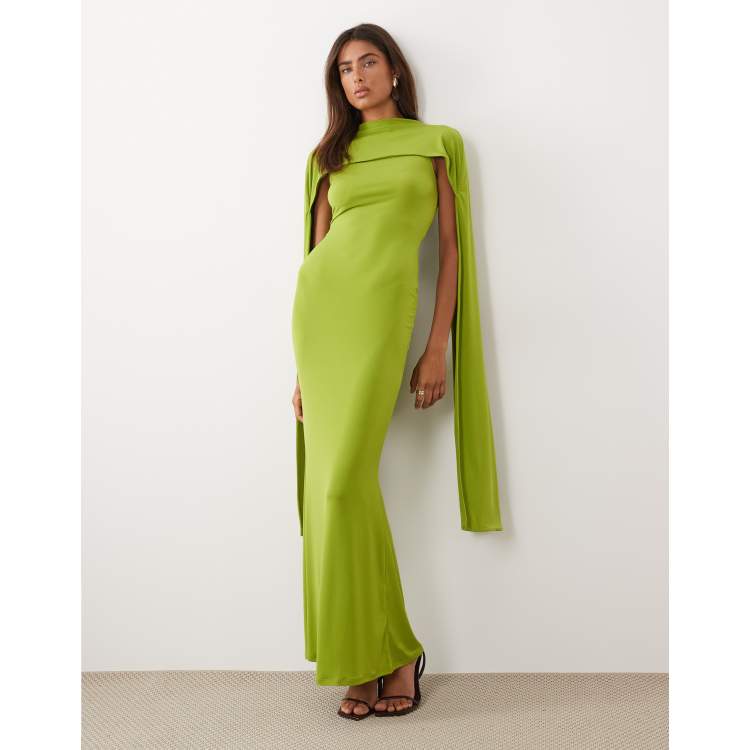 green emerald velvet dress Green Floral Sleeveless Maxi Dress - Vacation Dresses
