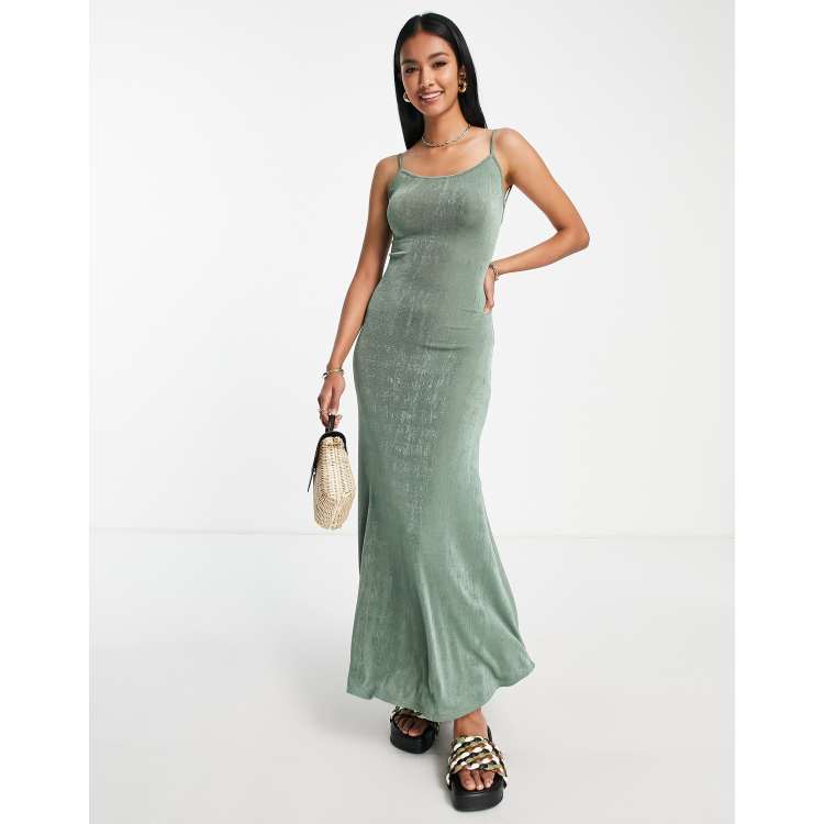 Asos slinky shop maxi dress