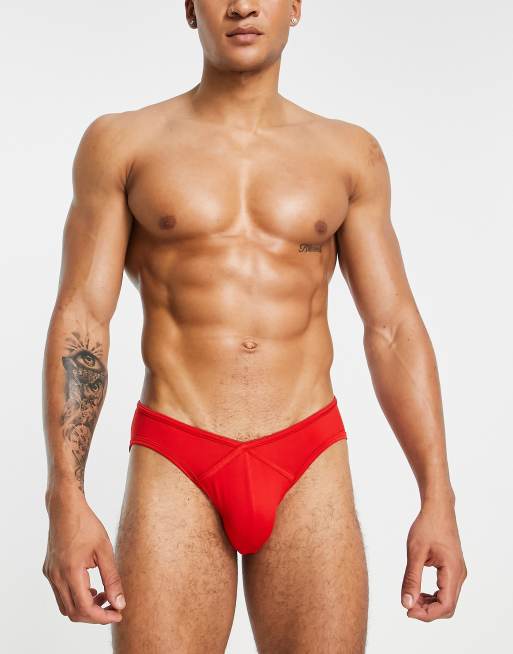 ASOS DESIGN - Slip croisé devant