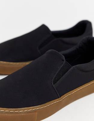 black plimsoll shoes