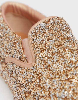 rose gold plimsolls