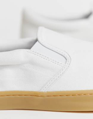 canvas slip on plimsolls