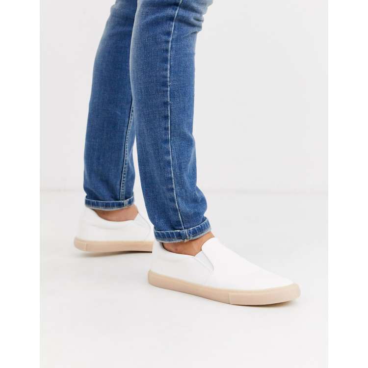 Asos white plimsolls online