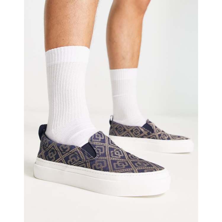 Asos slip hot sale on plimsolls