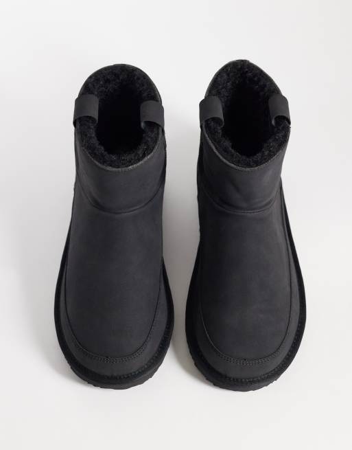 ASOS DESIGN slipper boots in black faux suede, 2 of 4