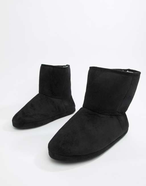 Slipper best sale boots asos