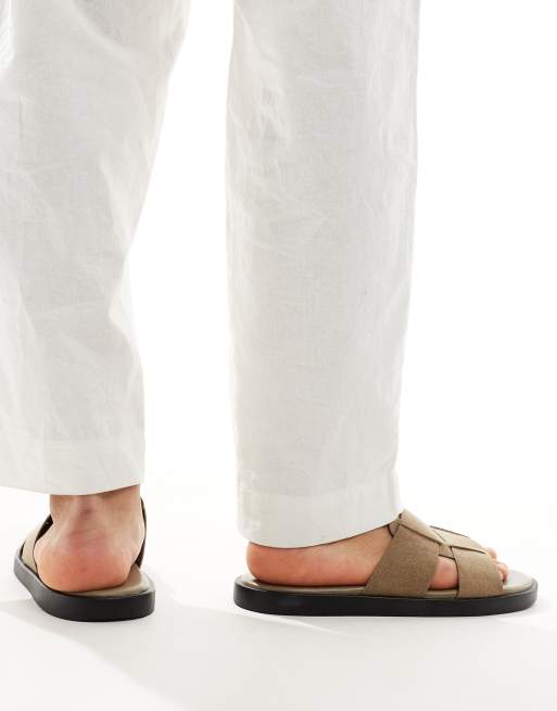 ASOS DESIGN - Slipper sandalen in beige, 3 van 4