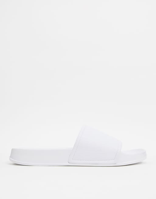 ASOS DESIGN - Slippers in wit, 2 van 4