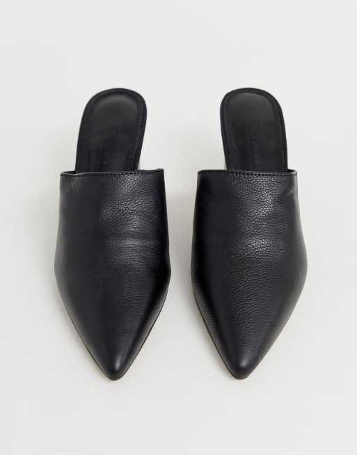 Asos best sale leather mules