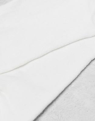 Asos Design Slogan Sock In White