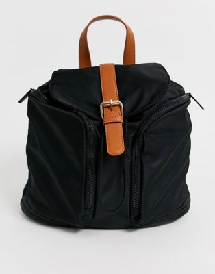 ASOS DESIGN slouchy backpack with tab detail | ASOS