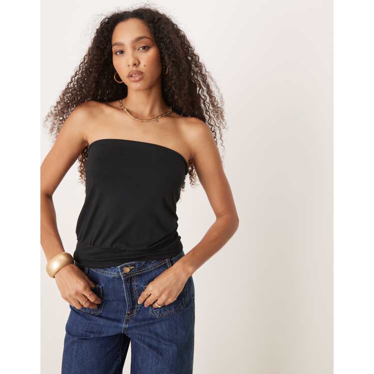 Rest & Recreation] BANDANA TUBE TOP - BLACK 正規品 韓国