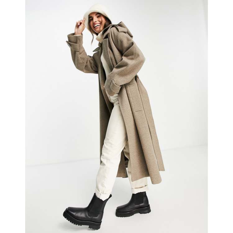 Asos wool store coat womens