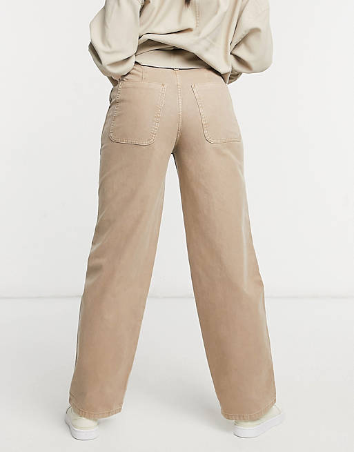 Pull&Bear Chino trouser Gray/Green S WOMEN FASHION Trousers Elegant discount 77% 