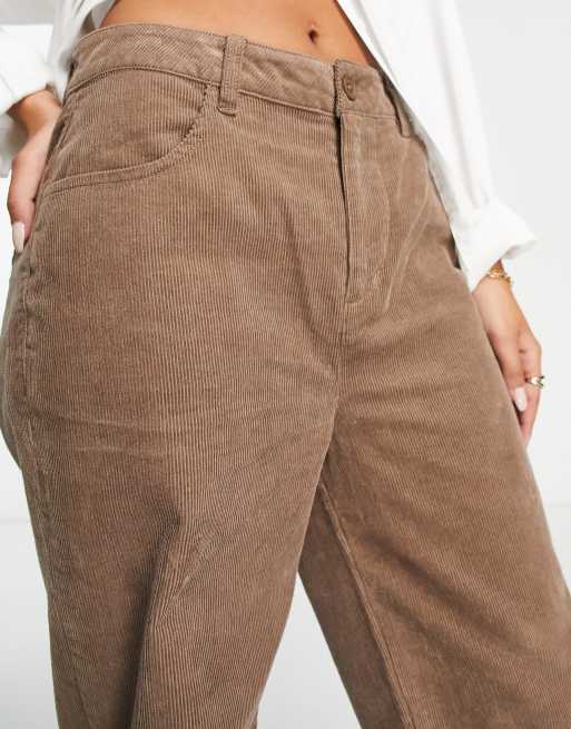 Women's Brown Corduroy Pants from Asos