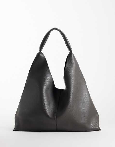 ASOS DESIGN slouchy oversized tote bag in brown - view 1