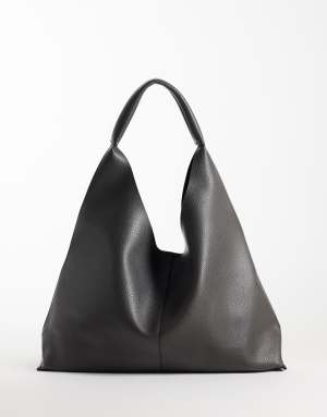 ASOS DESIGN slouchy oversized tote bag in brown